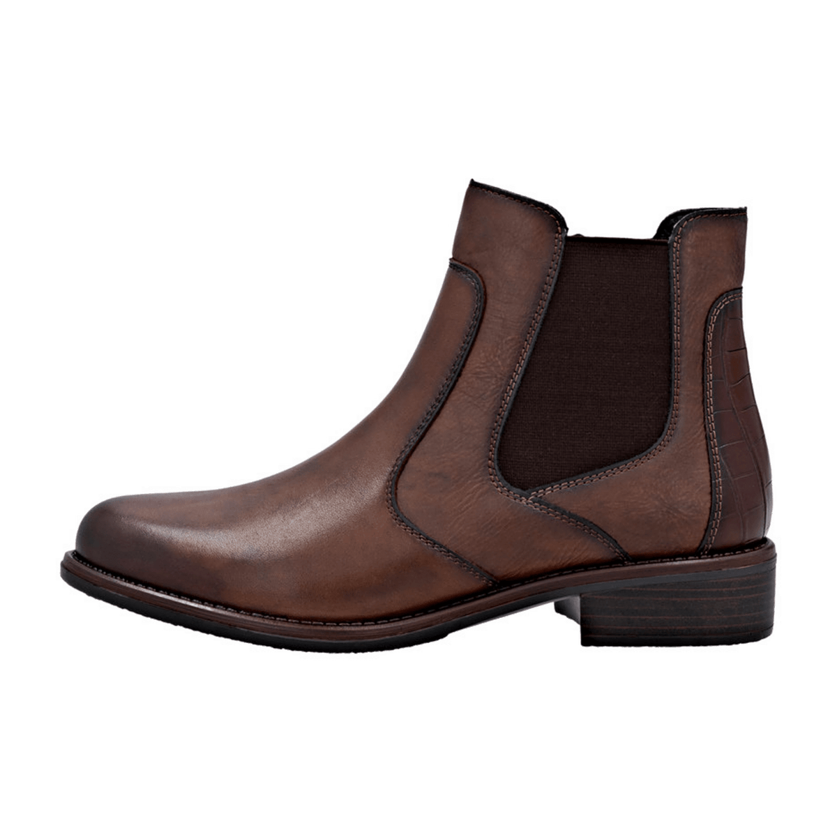 Remonte Women's Brown Boots - Faux Comfort Boots with Soft Footbed