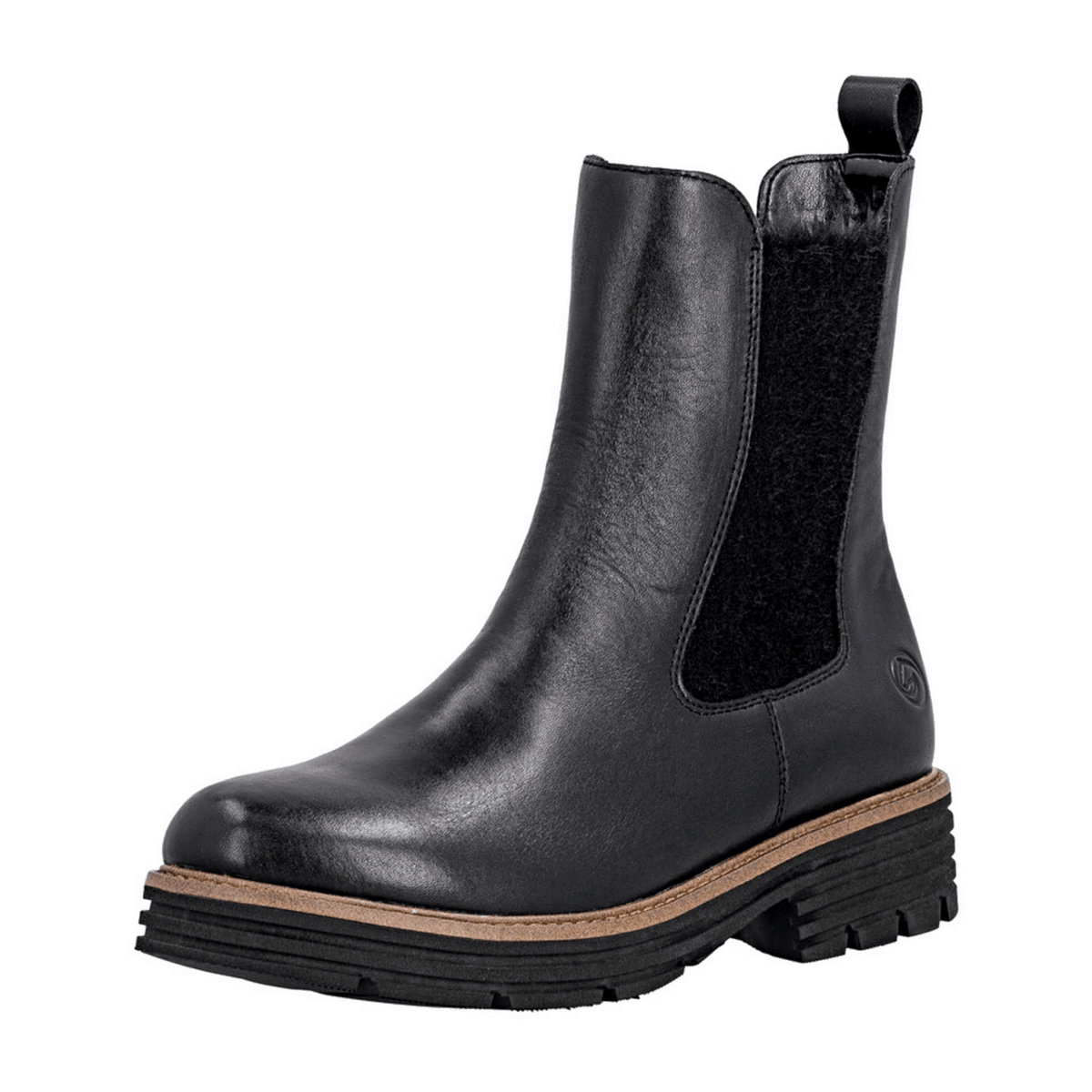Remonte D3A72 Women's Classic Ankle Boots Black Zip