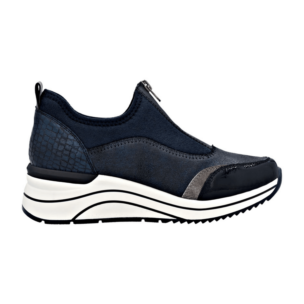 Remonte Women's Blue Slip-On Shoes