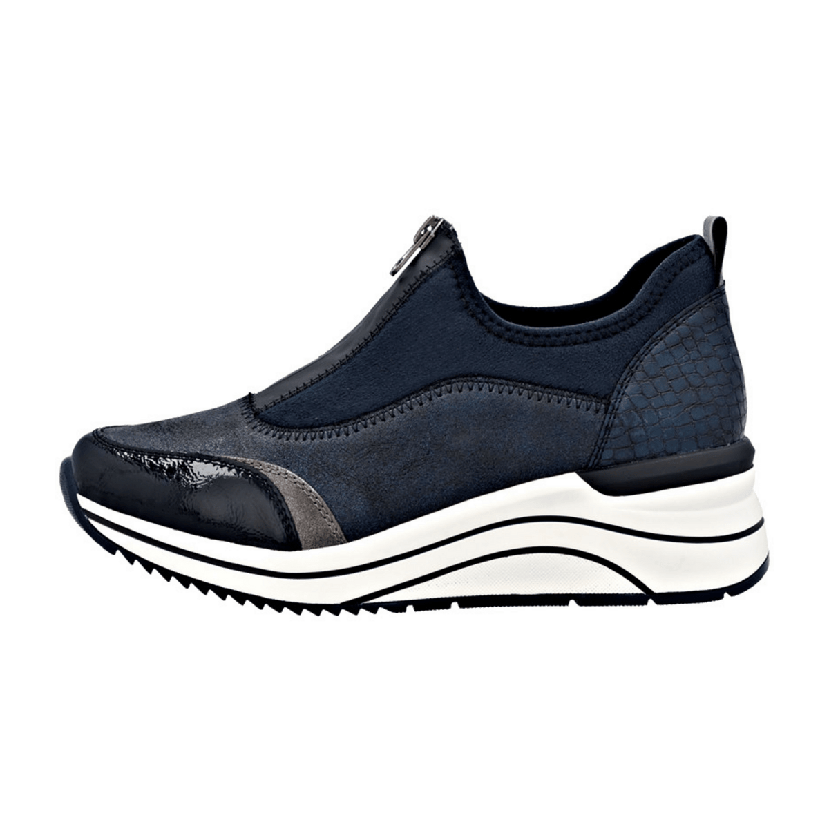 Remonte Women's Blue Slip-On Shoes