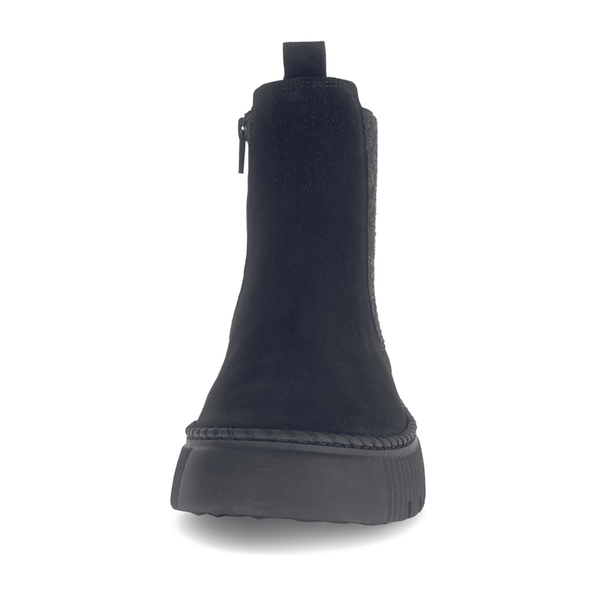 Gabor Women's Chelsea Boots - Black Suede Ankle Boots with Best Fitting