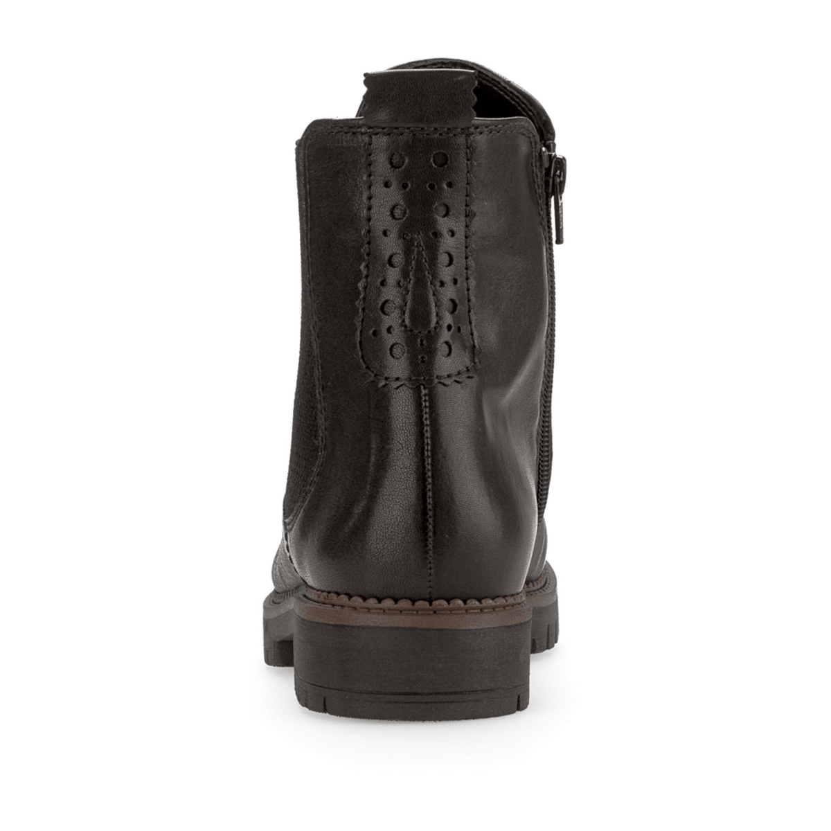 Gabor Comfort Women's Chelsea Boots Black Leather Extra Width