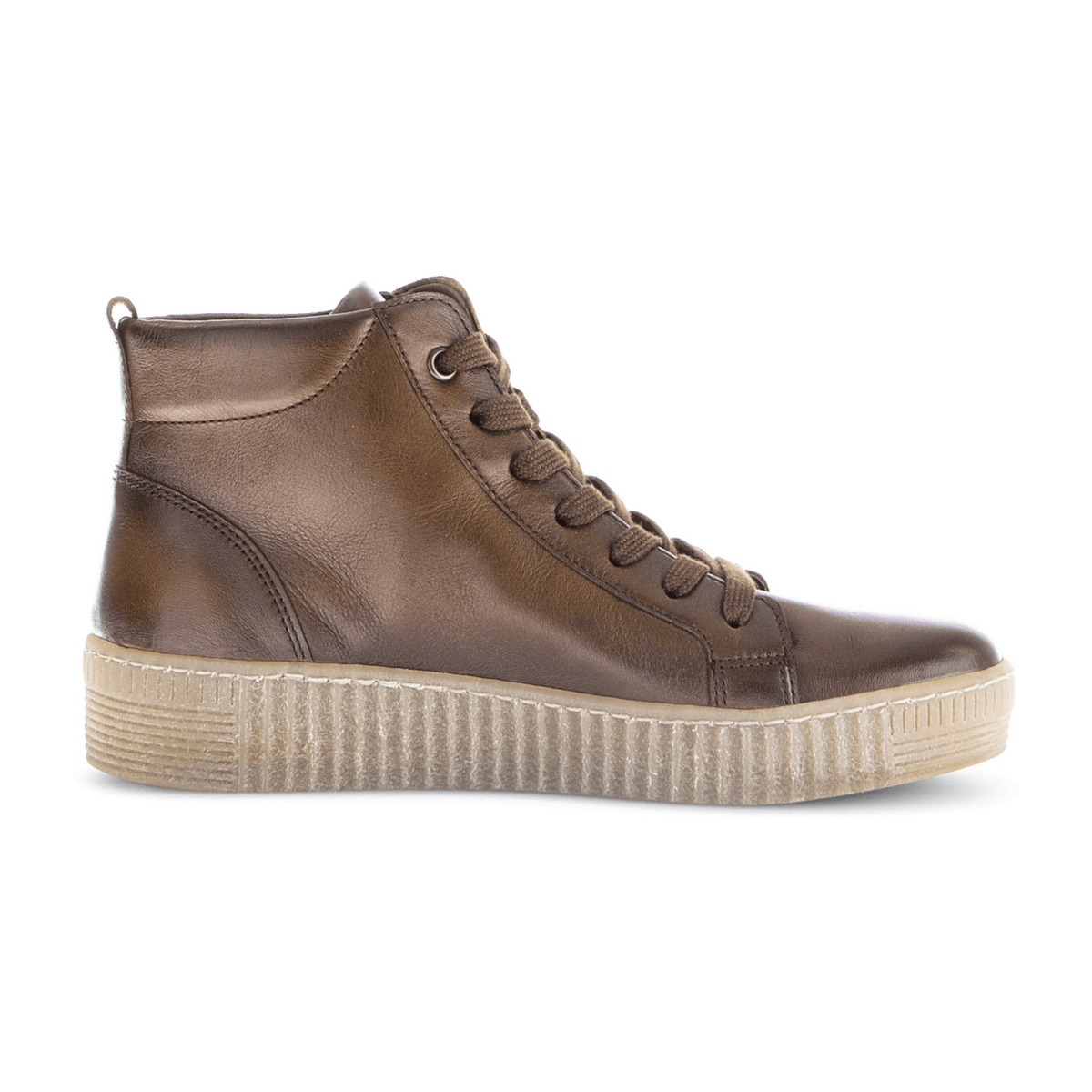 Gabor Women's High-Top Trainers Saddle 24 Smooth Leather