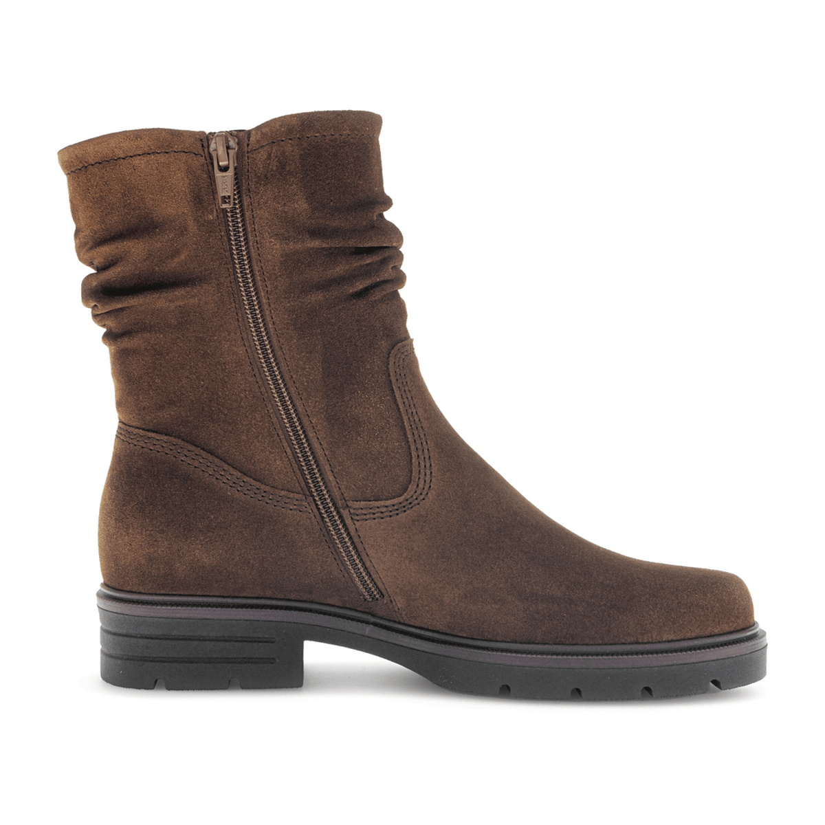 Gabor Women's Chelsea Boots - Whisky Suede Ankle Boots with Best Fitting