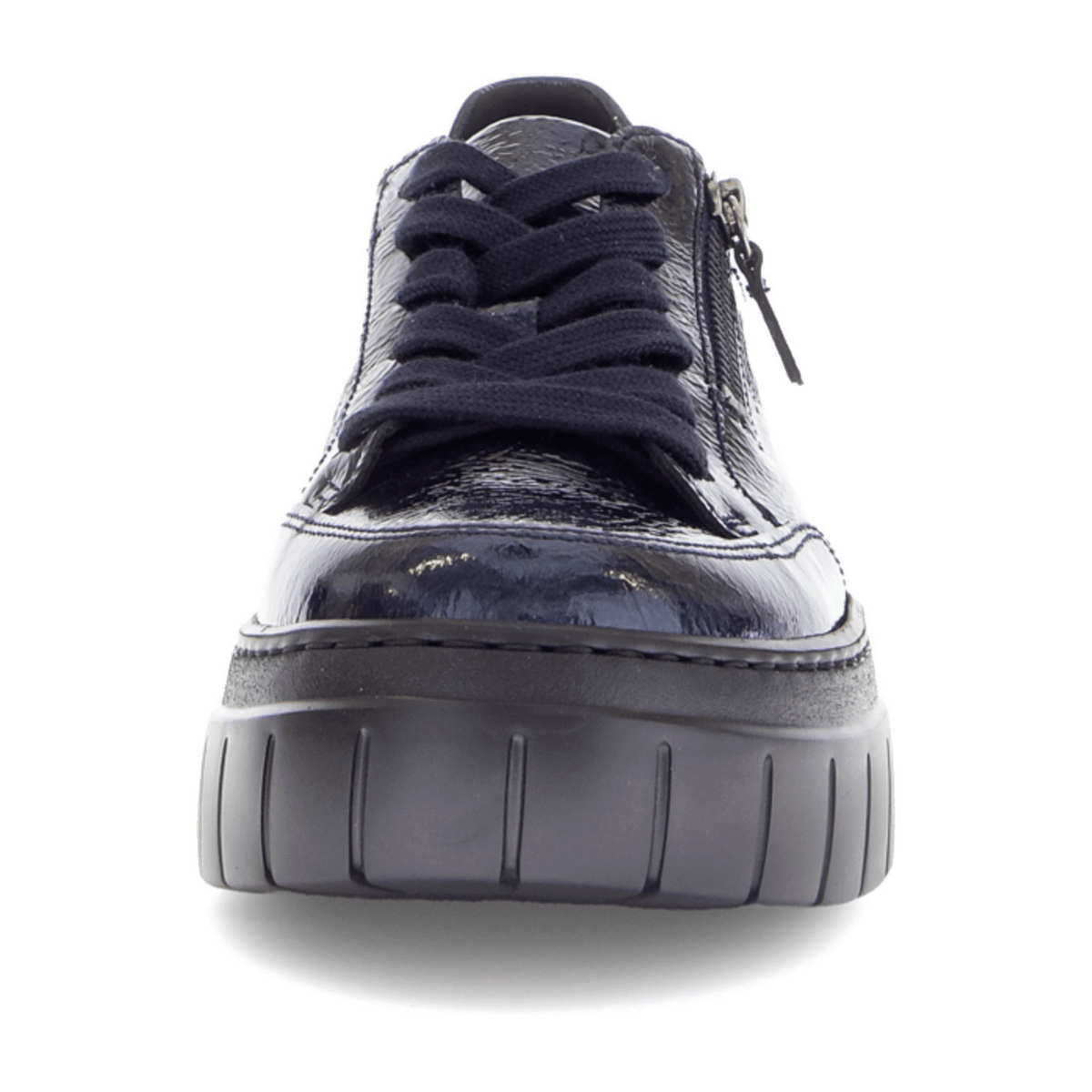 Gabor Women's Low-Top Sneakers Dark Blue Patent Leather