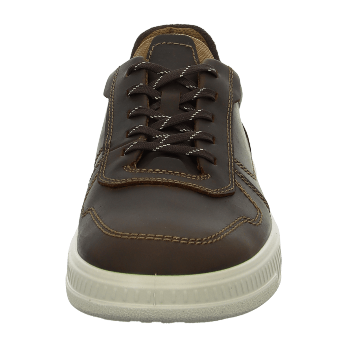 ECCO Move Casual Men's Lace Up Sneaker - Camel Brown Leather