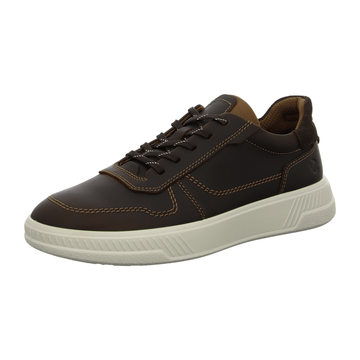 ECCO Move Casual Men's Lace Up Sneaker - Camel Brown Leather