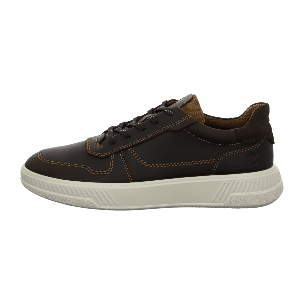 ECCO Move Casual Men's Lace Up Sneaker - Camel Brown Leather