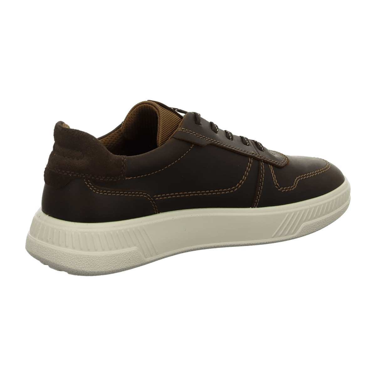 ECCO Move Casual Men's Lace Up Sneaker - Camel Brown Leather
