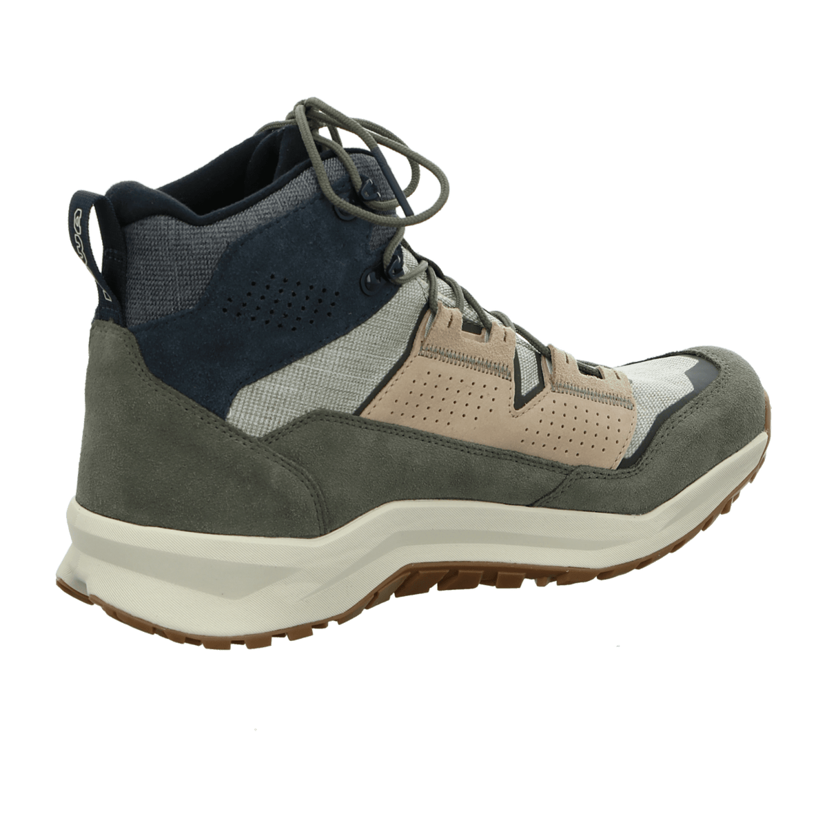 LOWA Kaloya GTX Mid Men's Hiking Shoes Navy Olive Suede