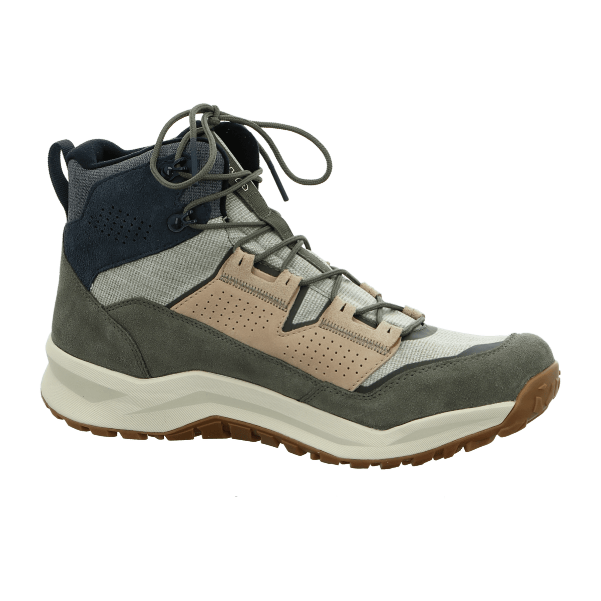 LOWA Kaloya GTX Mid Men's Hiking Shoes Navy Olive Suede