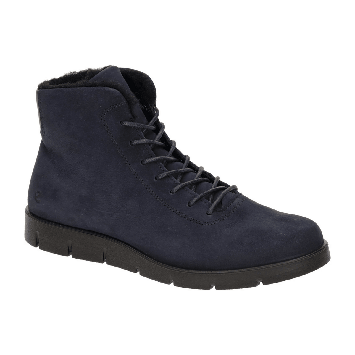 ECCO Bella Women's Boots - Dark Blue Nubuck Boots with