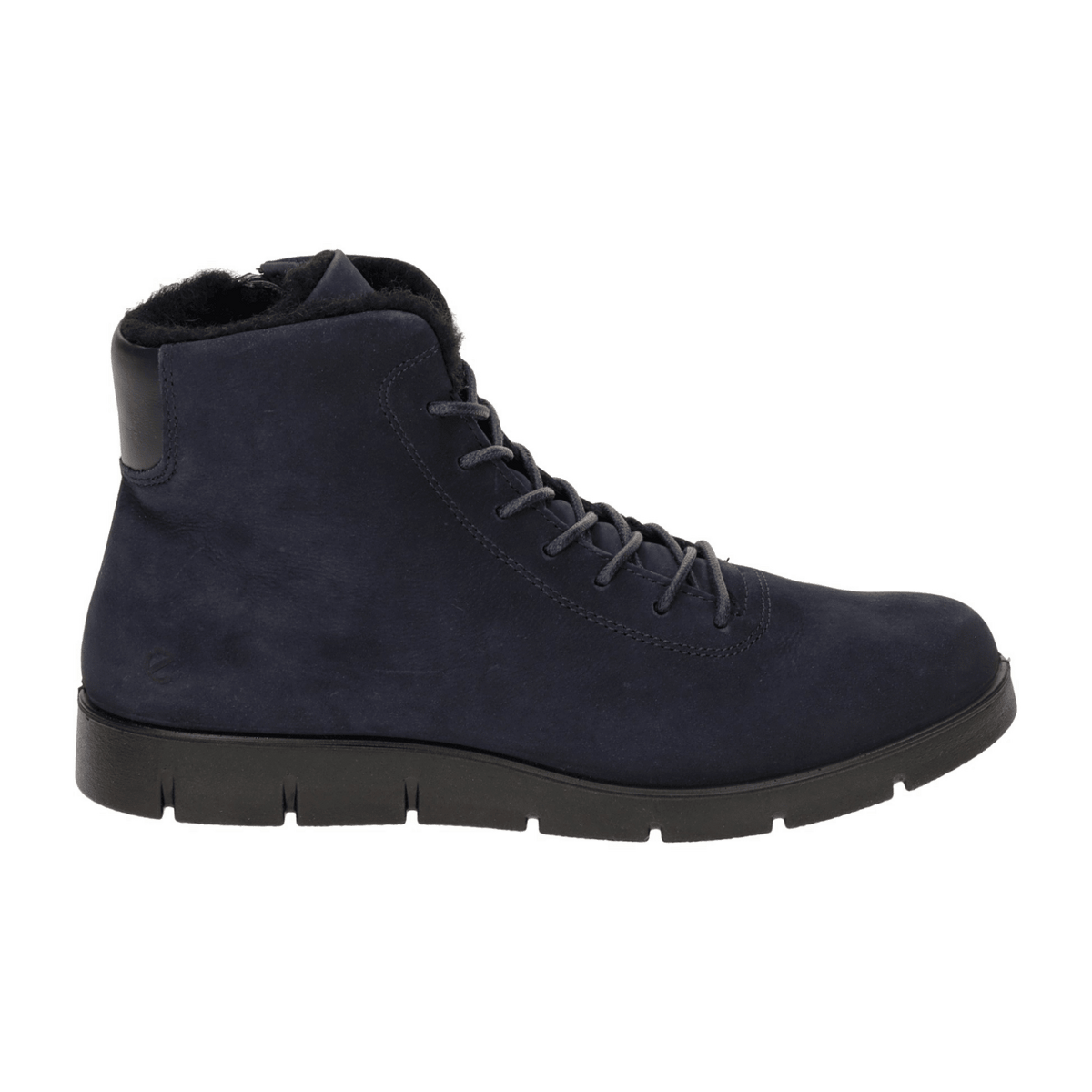 ECCO Bella Women's Boots - Dark Blue Nubuck Boots with