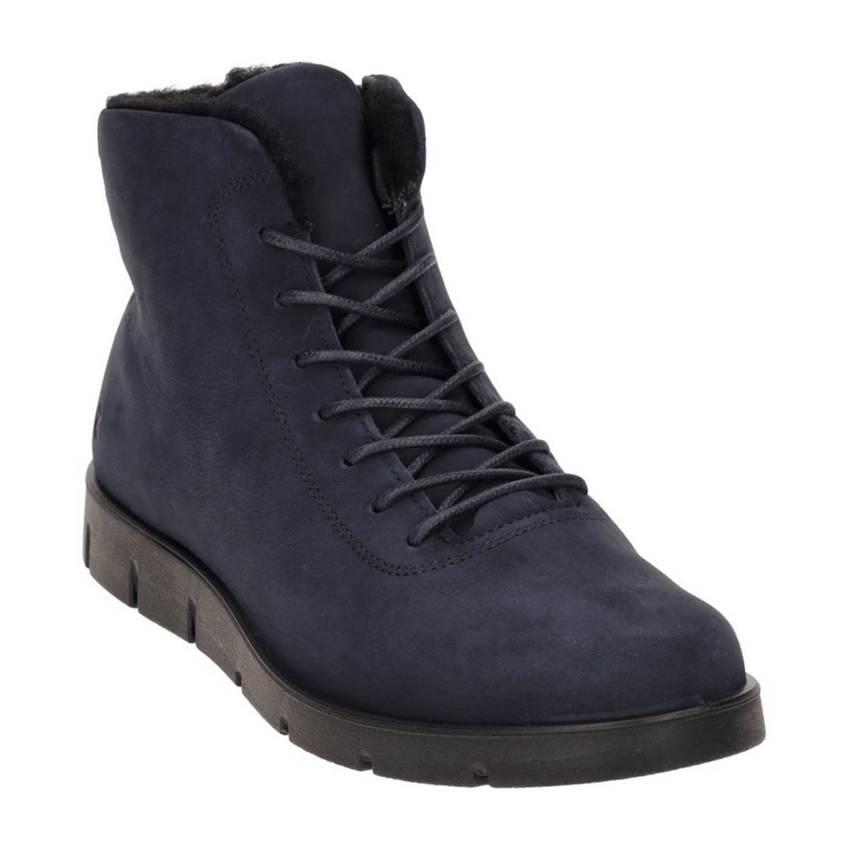 ECCO Bella Women's Boots - Dark Blue Nubuck Boots with