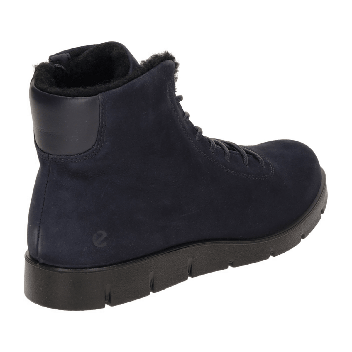 ECCO Bella Women's Boots - Dark Blue Nubuck Boots with