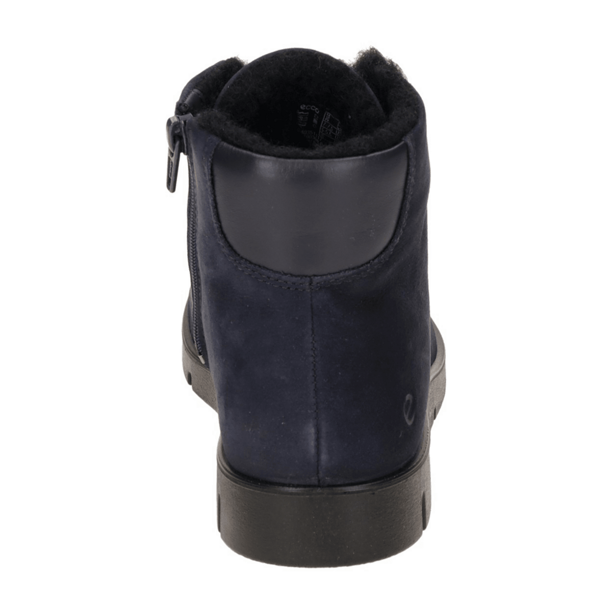 ECCO Bella Women's Boots - Dark Blue Nubuck Boots with