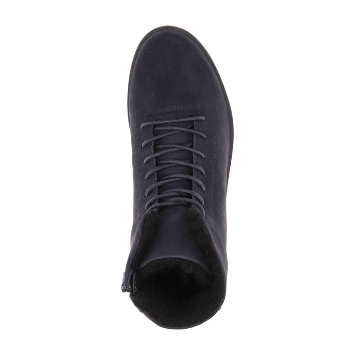 ECCO Bella Women's Boots - Dark Blue Nubuck Boots with