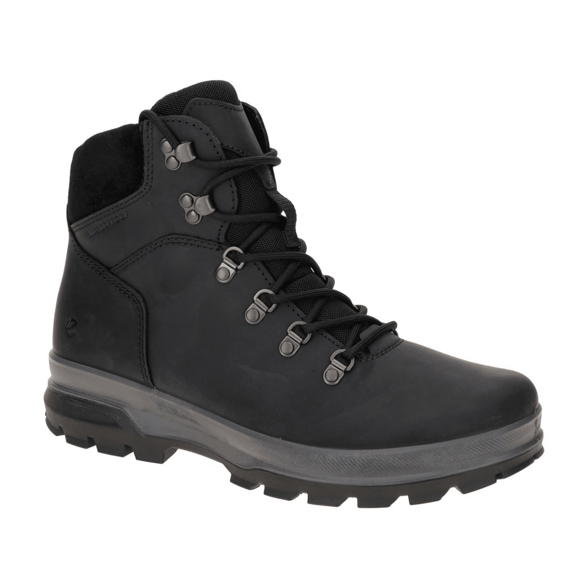 ECCO Rugged Track Men's Waterproof Leather Boots Black
