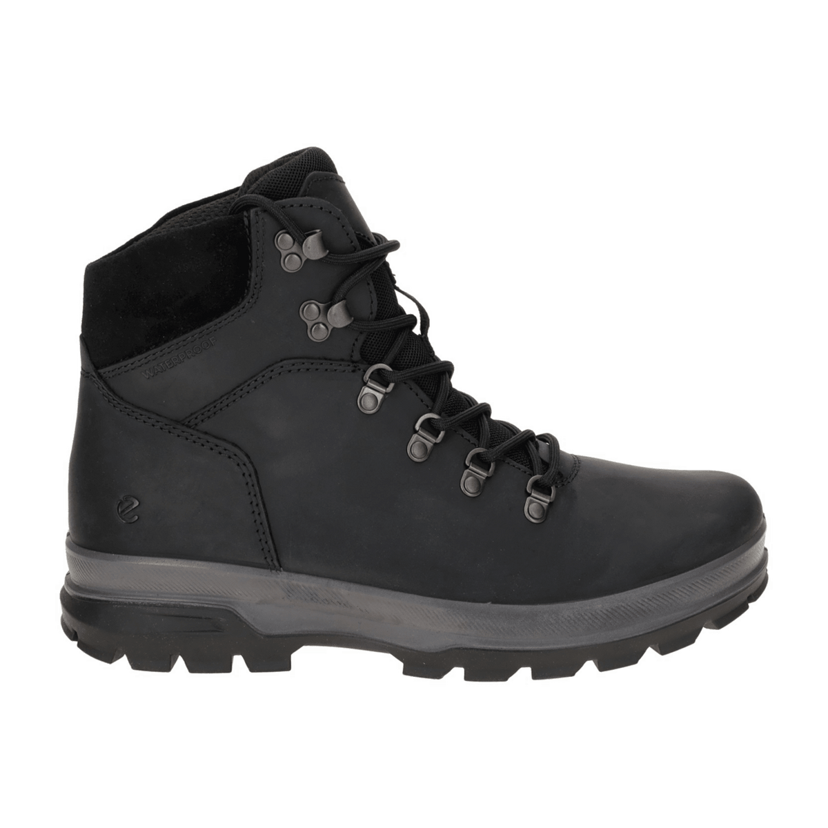ECCO Rugged Track Men's Waterproof Leather Boots Black