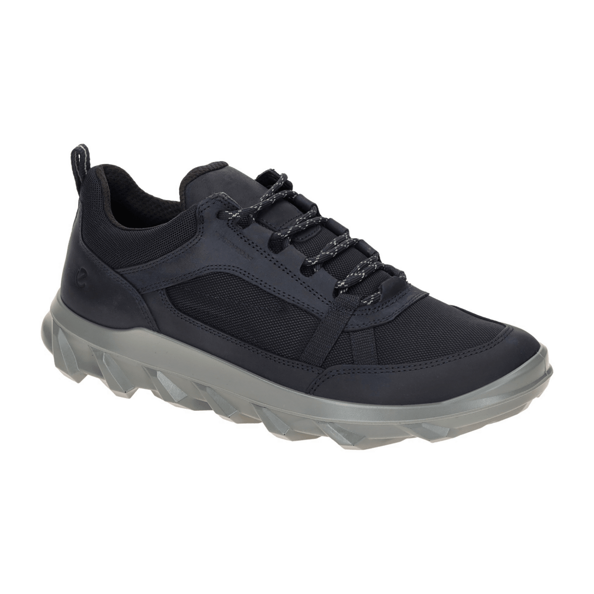 ECCO MX Men's Sneaker - Blue Leather & Textile Waterproof