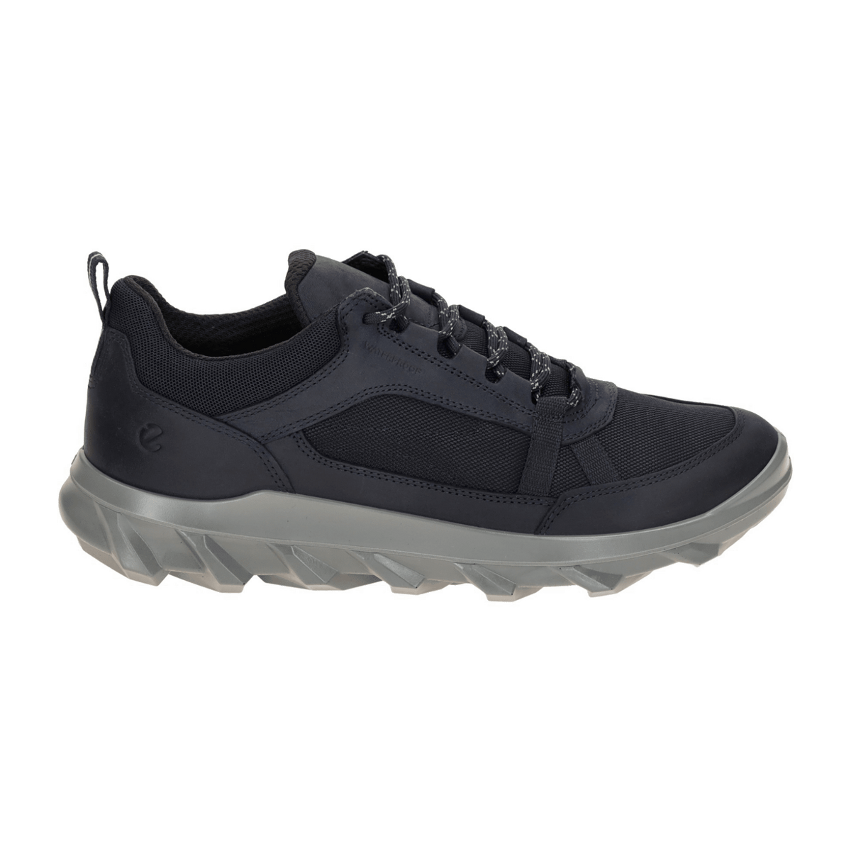 ECCO MX Men's Sneaker - Blue Leather & Textile Waterproof
