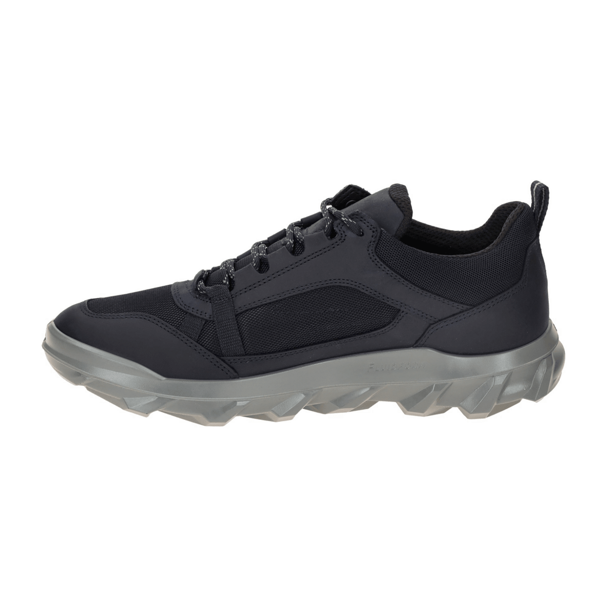 ECCO MX Men's Sneaker - Blue Leather & Textile Waterproof