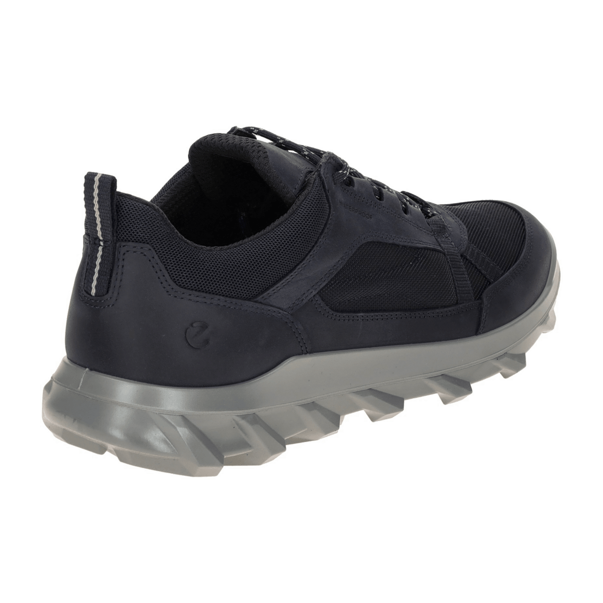 ECCO MX Men's Sneaker - Blue Leather & Textile Waterproof