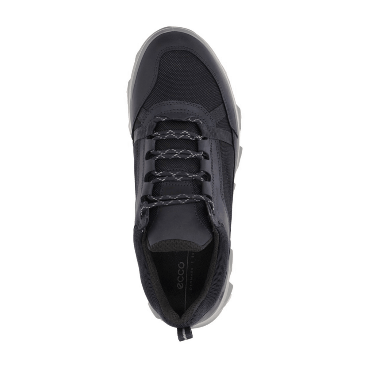 ECCO MX Men's Sneaker - Blue Leather & Textile Waterproof