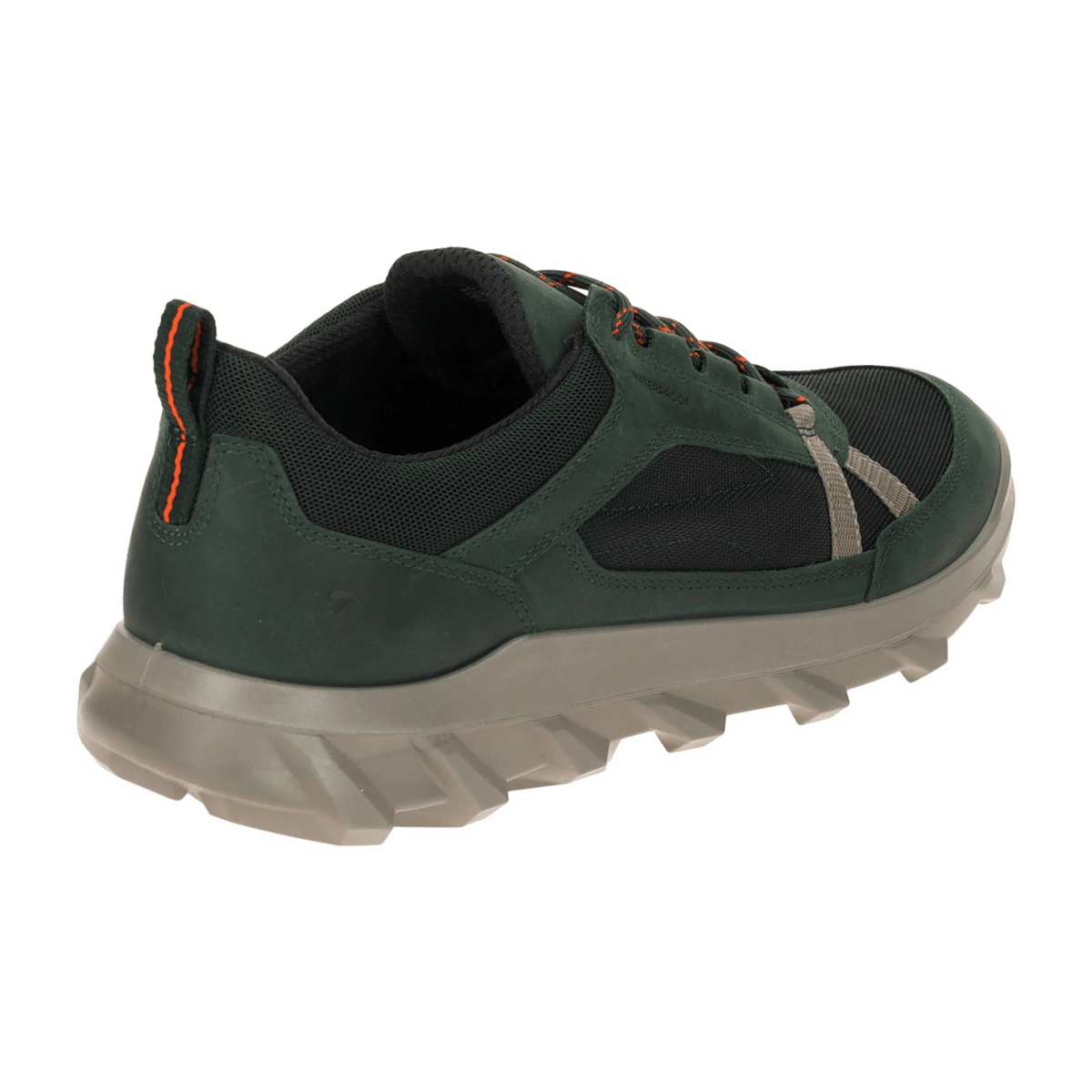 ECCO MX Men's Green Sneakers - Waterproof Leather Sport Shoes