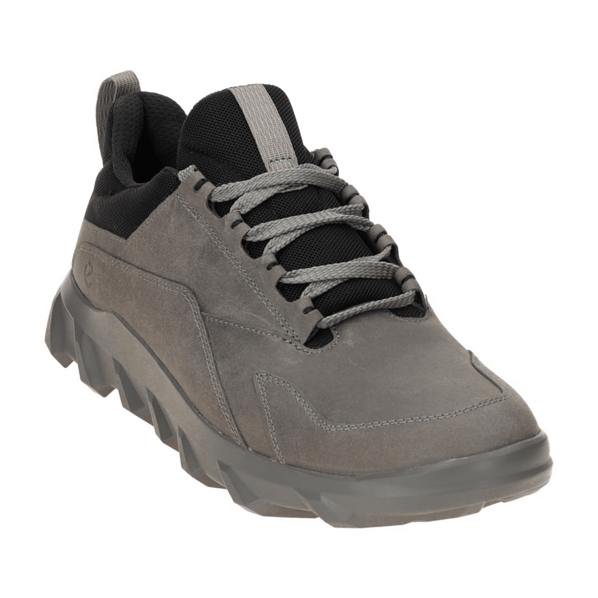 ECCO MX Men's Sneakers - Gray Nubuck Outdoor Shoes with Slip Resistant Sole