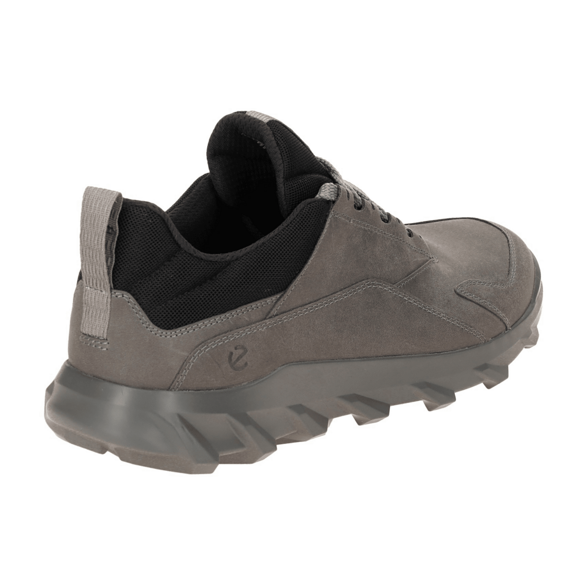 ECCO MX Men's Sneakers - Gray Nubuck Outdoor Shoes with Slip Resistant Sole