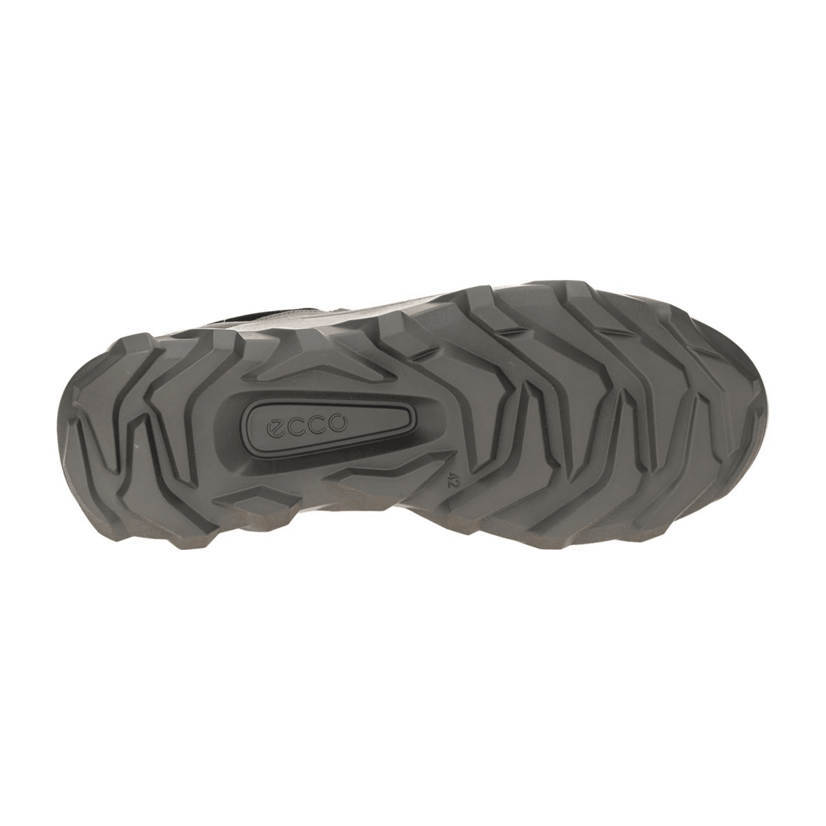 ECCO MX Men's Sneakers - Gray Nubuck Outdoor Shoes with Slip Resistant Sole