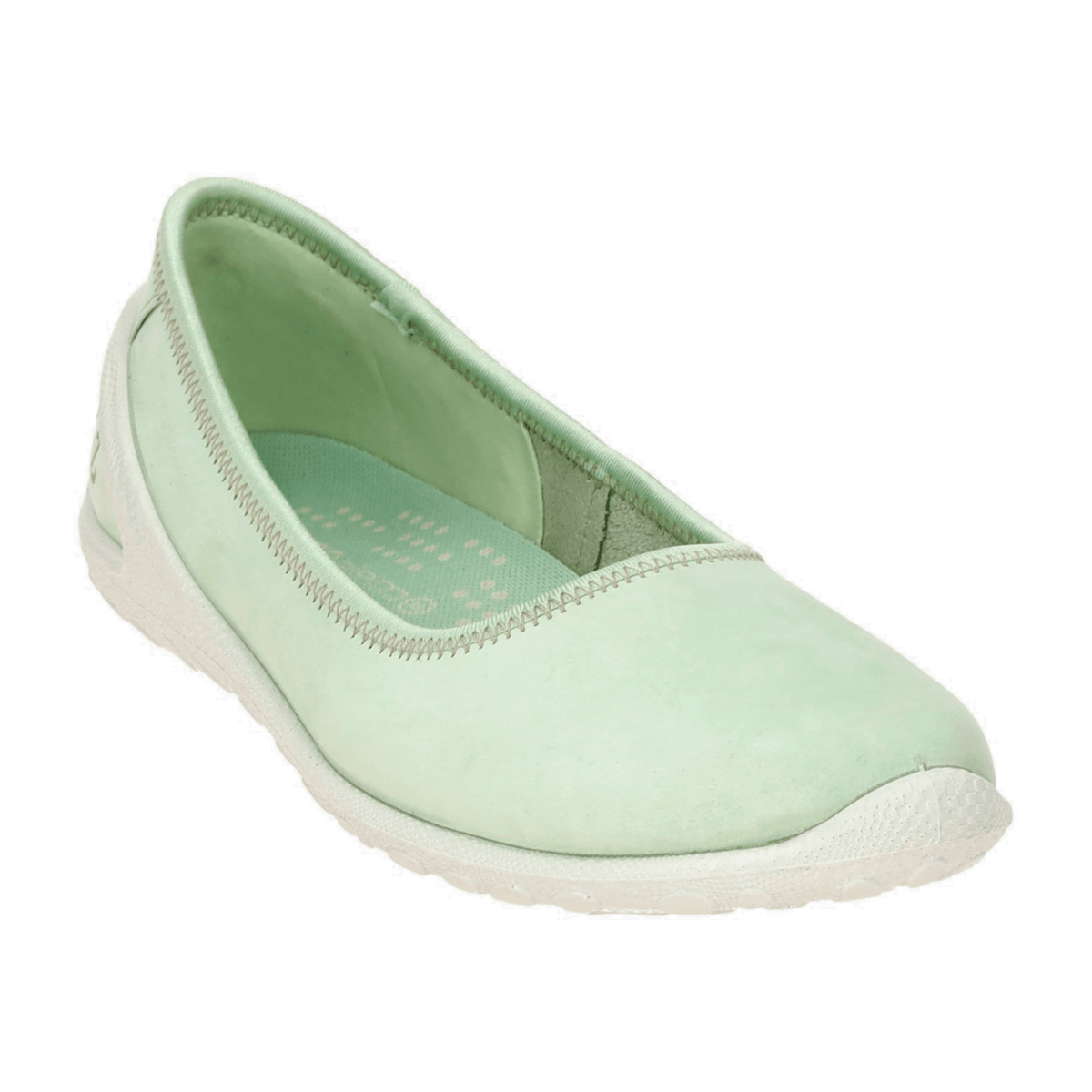 ECCO BIOM LITE Women's Slip-On Flats - Matcha Green Nubuck
