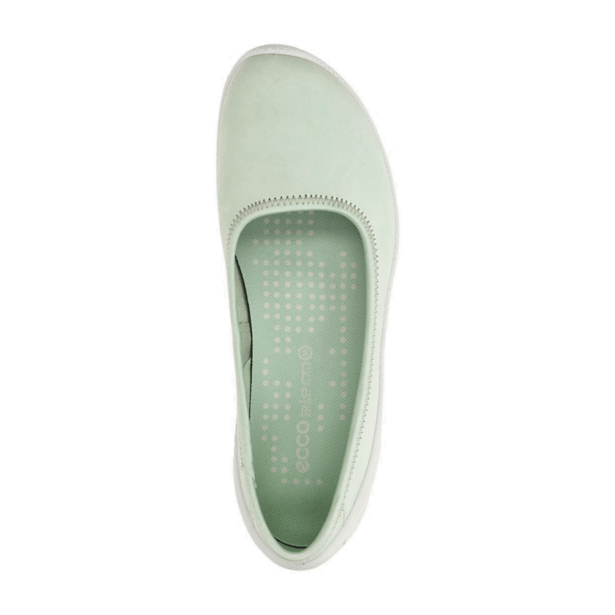 ECCO BIOM LITE Women's Slip-On Flats - Matcha Green Nubuck