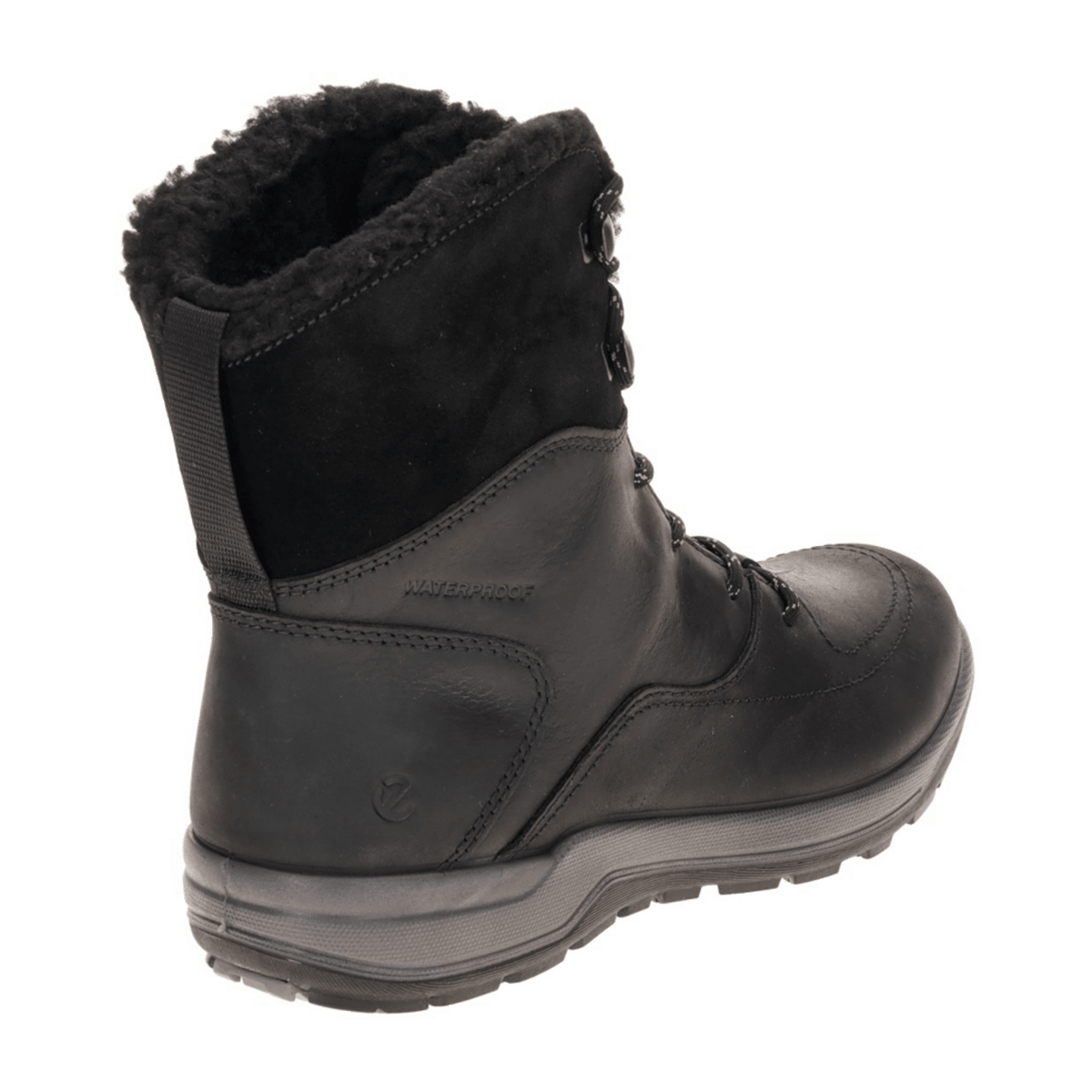 ECCO Trace Lite Women's Waterproof Trekking Shoes Black Leather