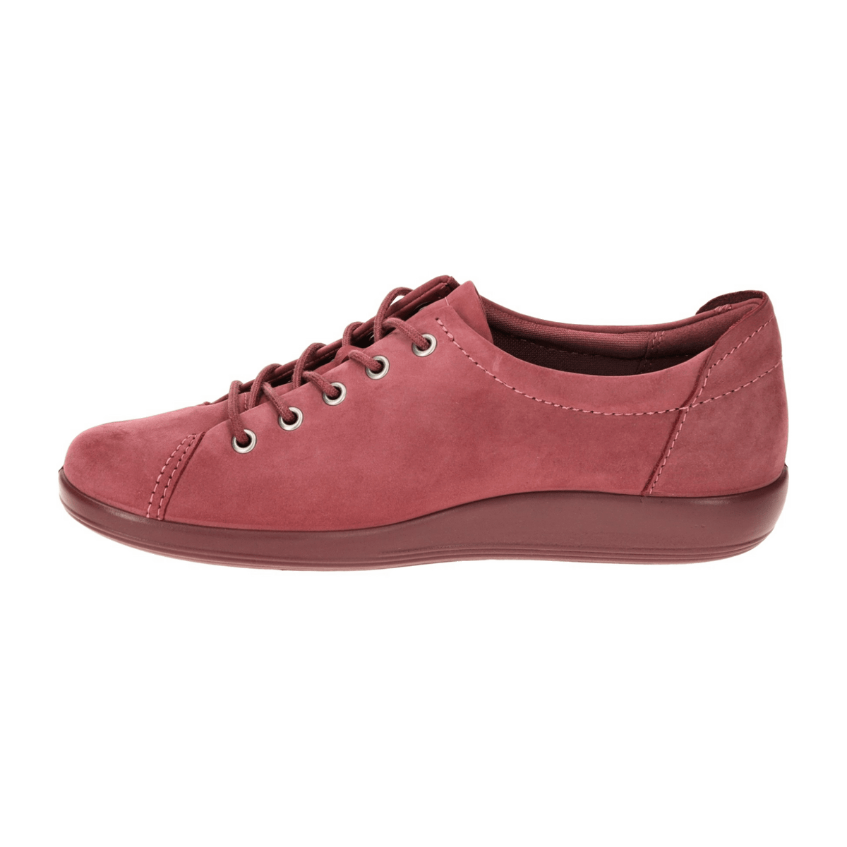 ECCO Soft 2.0 Women's Lace-Up Sneakers Alt Rosa Leather