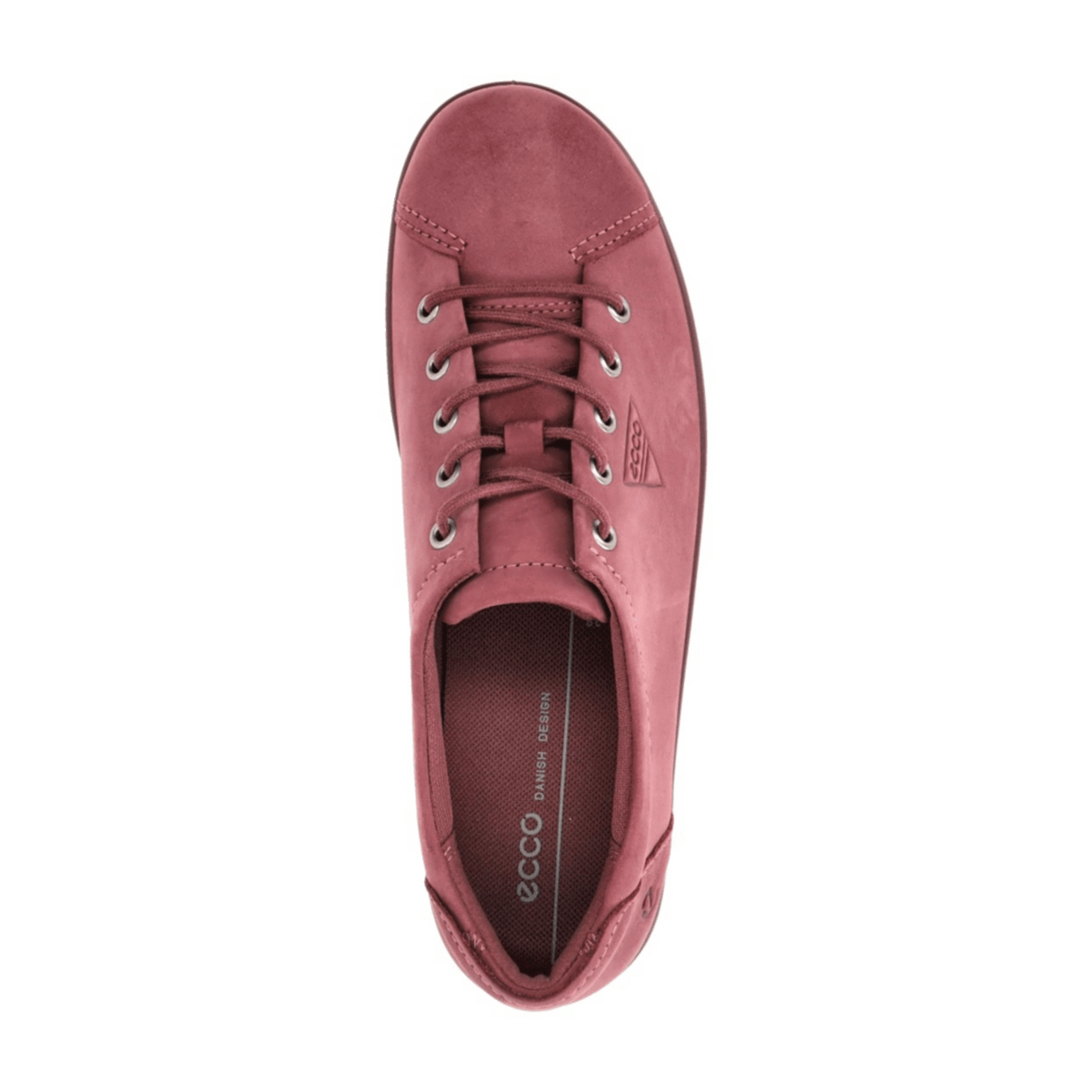 ECCO Soft 2.0 Women's Lace-Up Sneakers Alt Rosa Leather