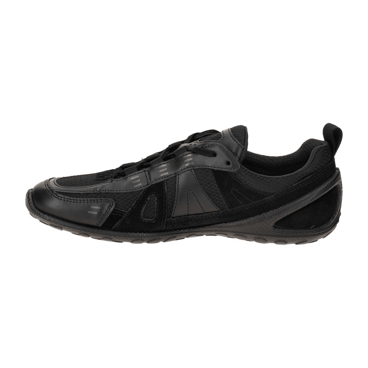 ECCO Biom Lite Women's Lace-Up Sneaker Black Suede Leather