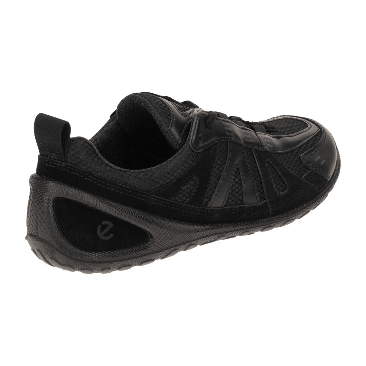 ECCO Biom Lite Women's Lace-Up Sneaker Black Suede Leather