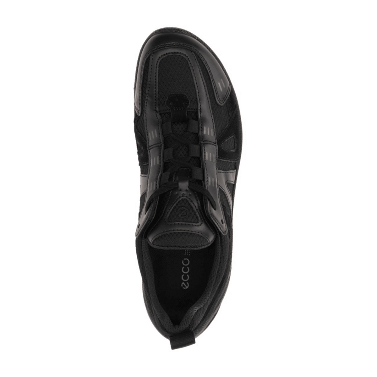 ECCO Biom Lite Women's Lace-Up Sneaker Black Suede Leather