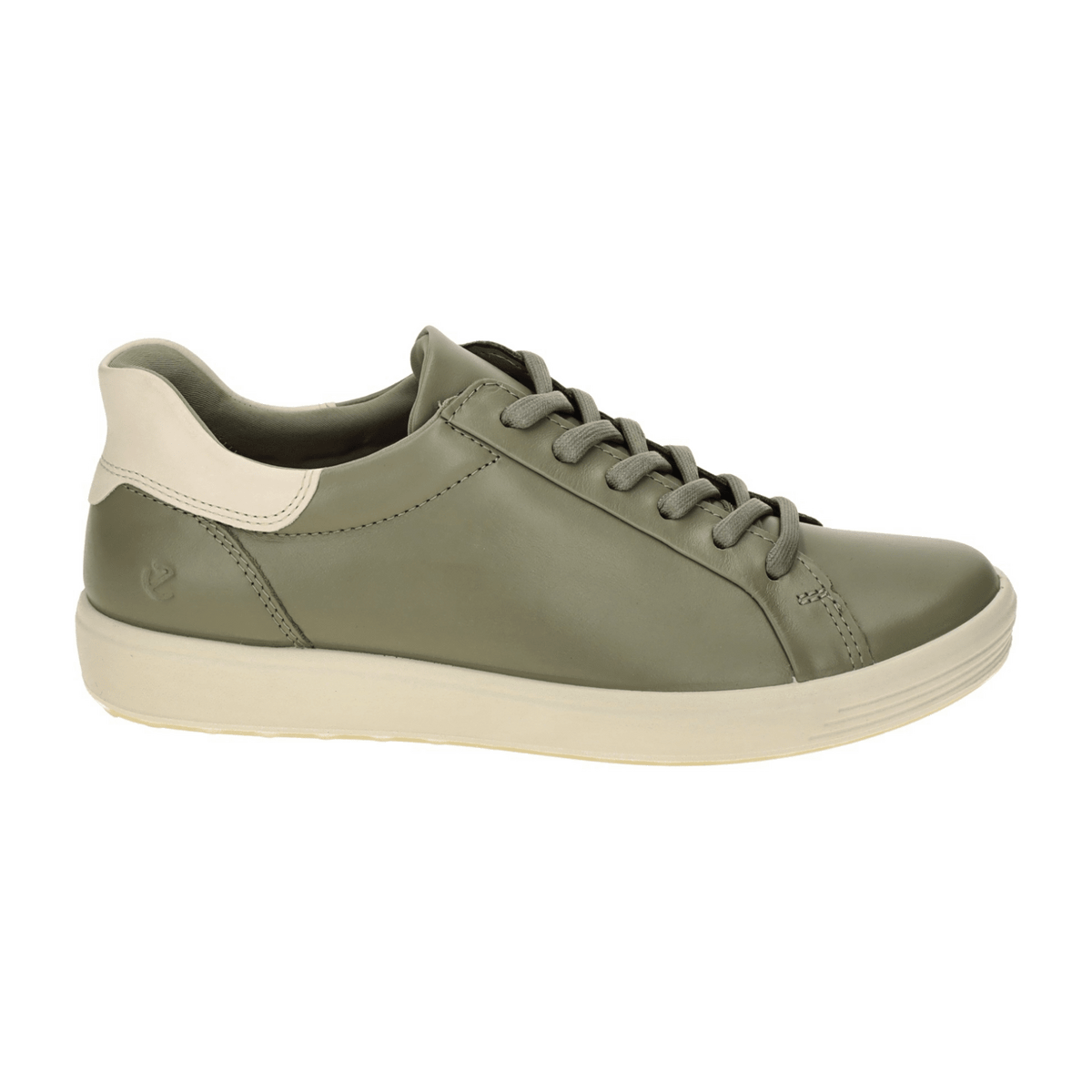 ECCO Soft 7 Easy Slip Lace Women's Sneakers Olive