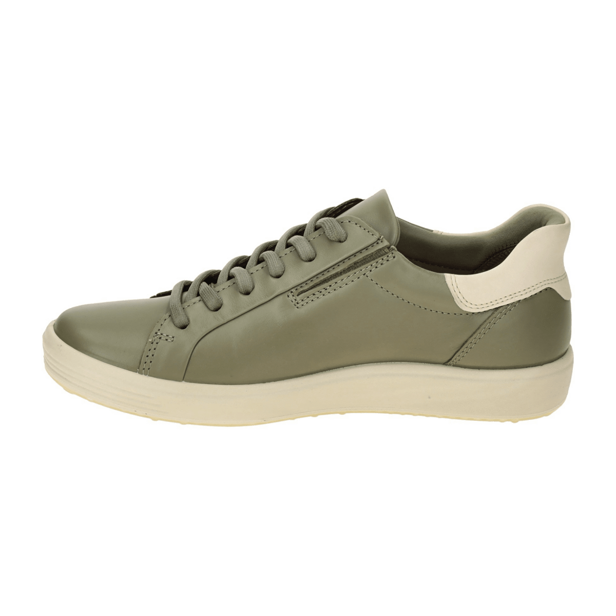 ECCO Soft 7 Easy Slip Lace Women's Sneakers Olive