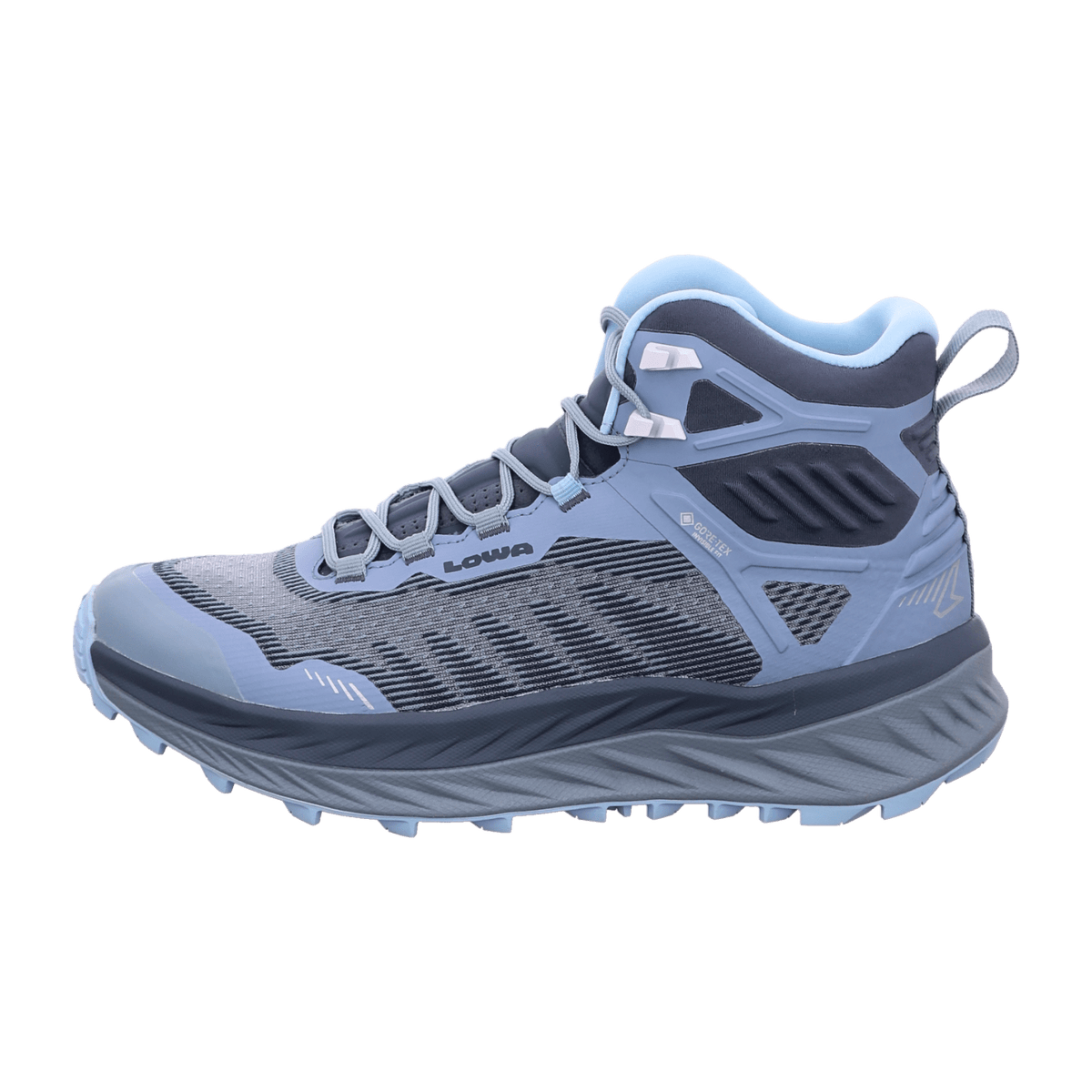 LOWA Fortux GTX QC Women's 3/4 Trekking Boots Smoke Blue Nubuck Leather
