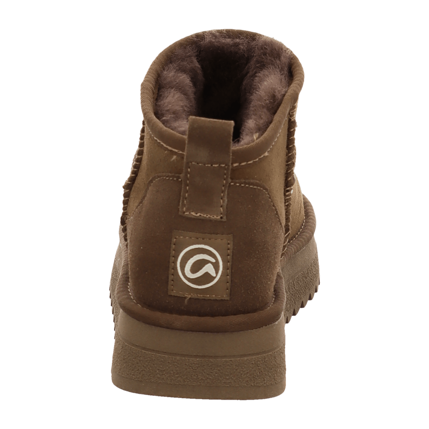 ARA Women's ARKTIS Suede-Look Bootie with Warm Lining, Classic Brown Pull-On Ankle Boots - Bartel-Shop