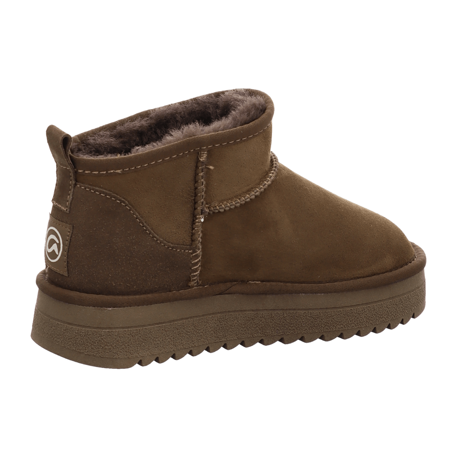 ARA Women's ARKTIS Suede-Look Bootie with Warm Lining, Classic Brown Pull-On Ankle Boots - Bartel-Shop
