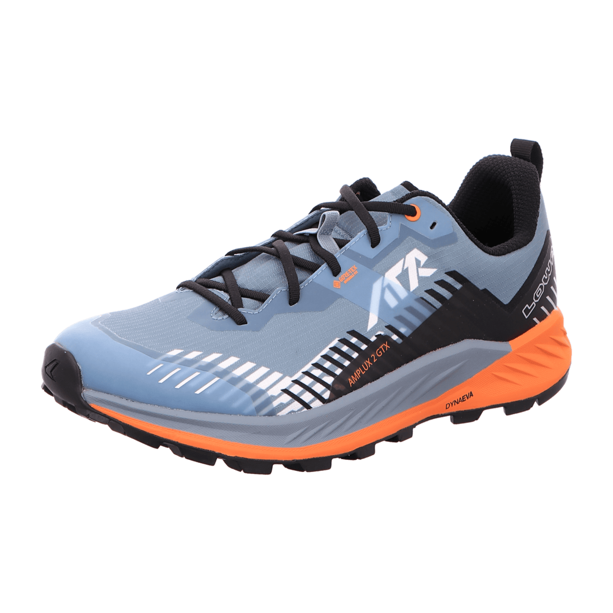 LOWA Amplux 2 GTX Men's Trail Running Shoes Waterproof Blue Orange