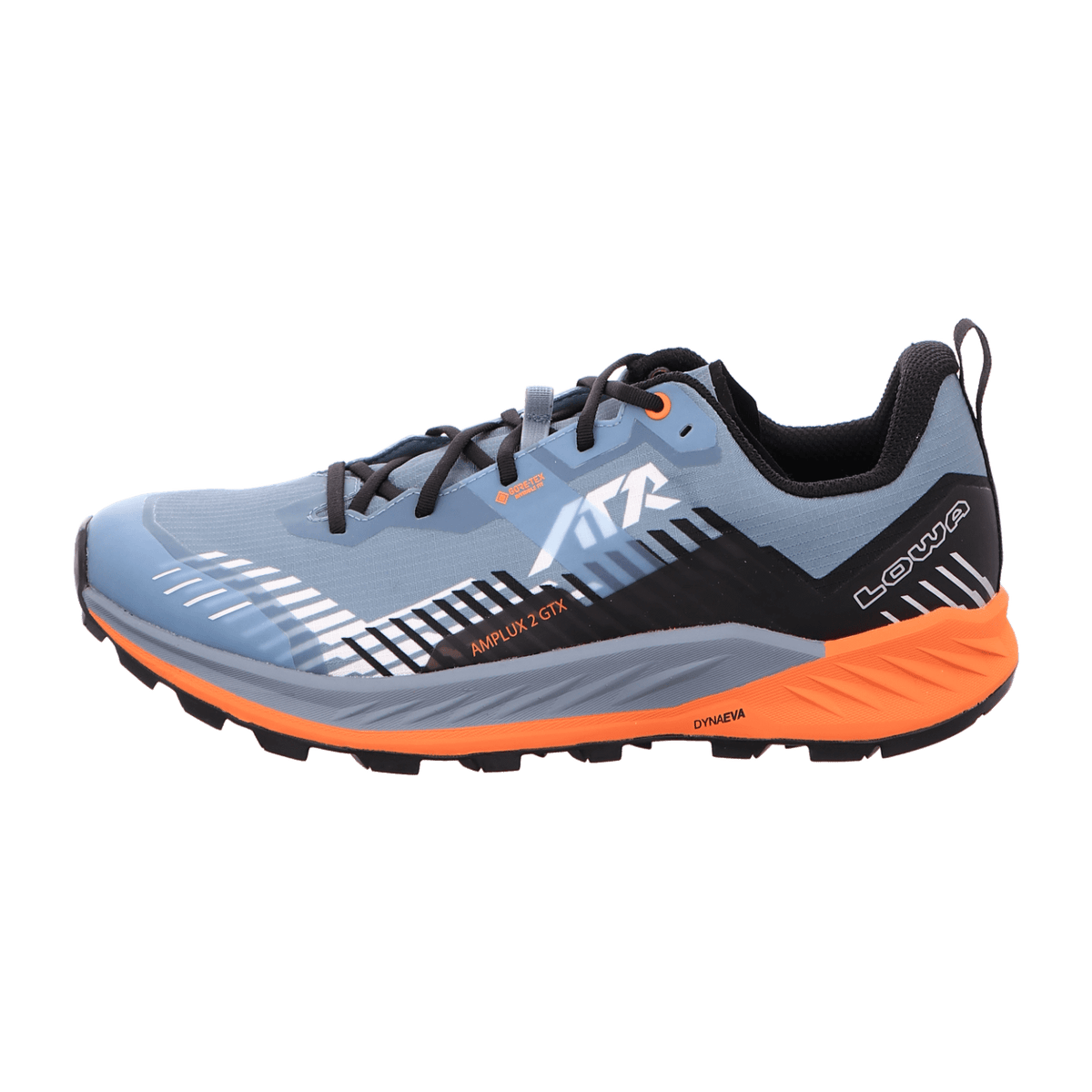 LOWA Amplux 2 GTX Men's Trail Running Shoes Waterproof Blue Orange
