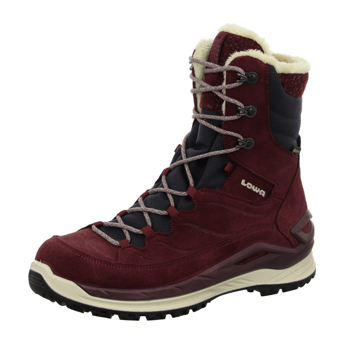 LOWA Calceta Evo GTX Women's High Boots - Waterproof Red Navy