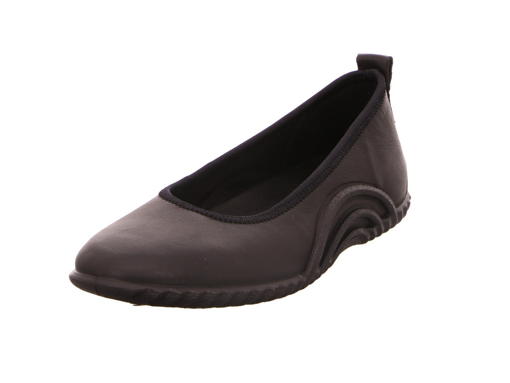 Ecco Ballerina Shoes black - Bartel-Shop