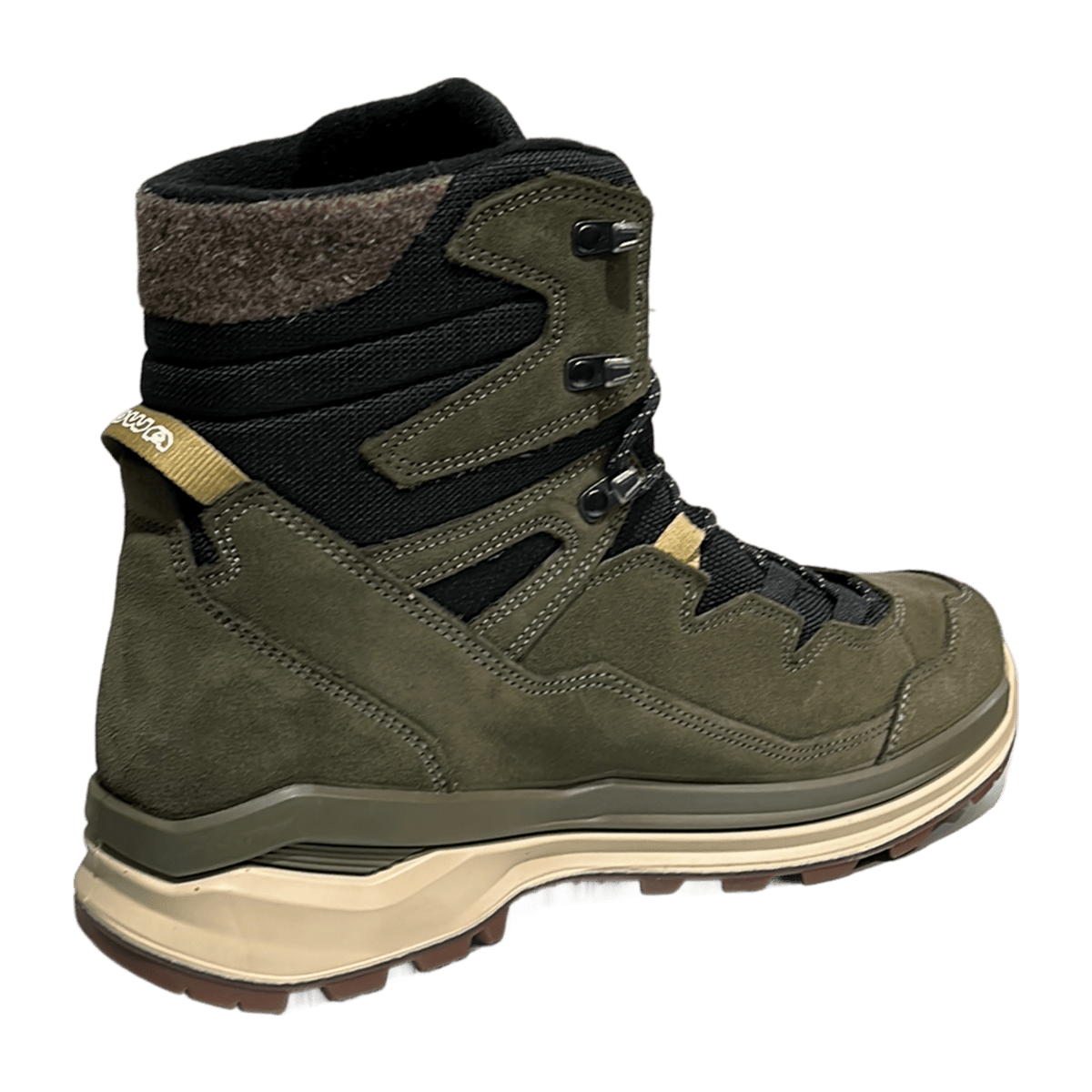 LOWA Ottawa Evo GTX Men's Waterproof Winter Boots Olive Amber Green